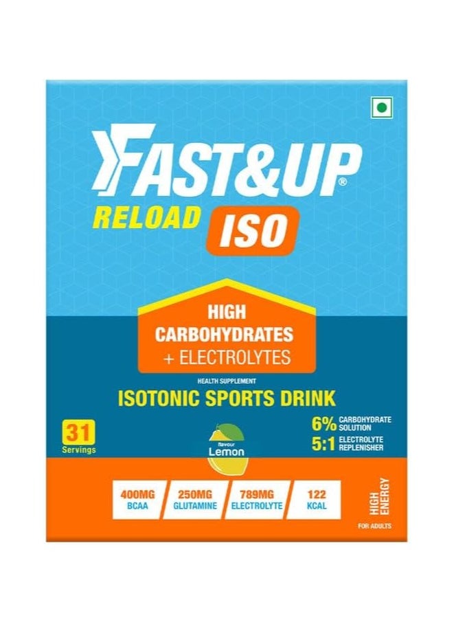 Reload Iso Isotonic Electrolytes (Pack Of 31) 32 Grams Each Lemon