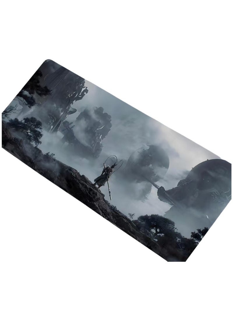 Wukong Mouse Pad Rubber Mouse Mat Anti-Slip Monkey Desktop 90*40 cm