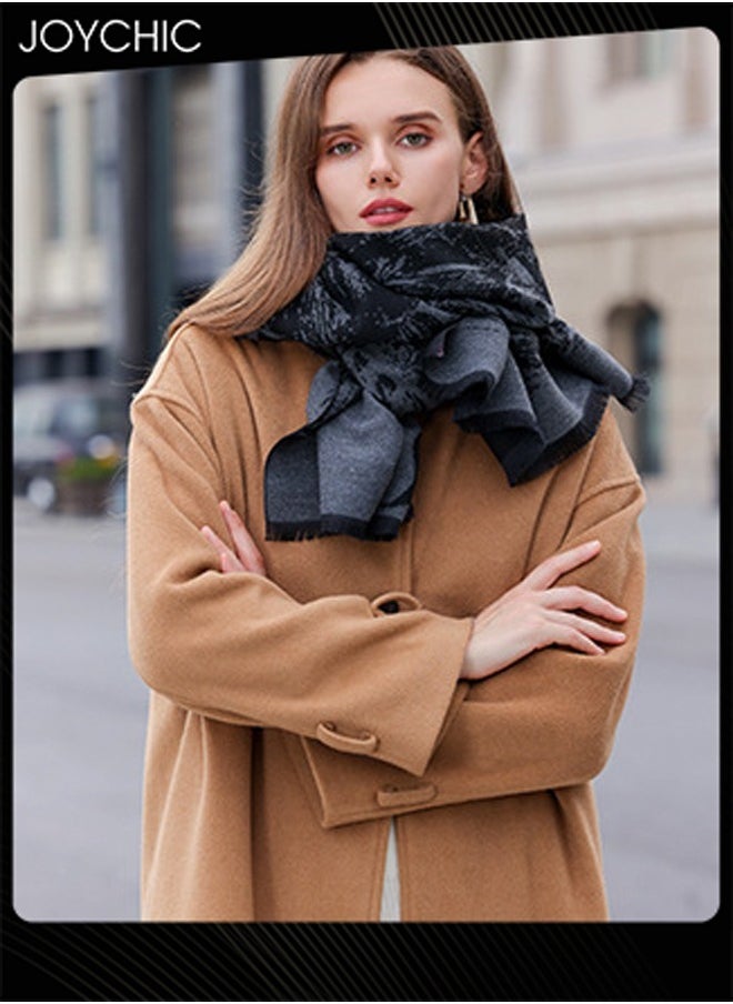 Fashionable Women Autumn and Winter Outdoor Windproof Warm Skin-friendly Scarf