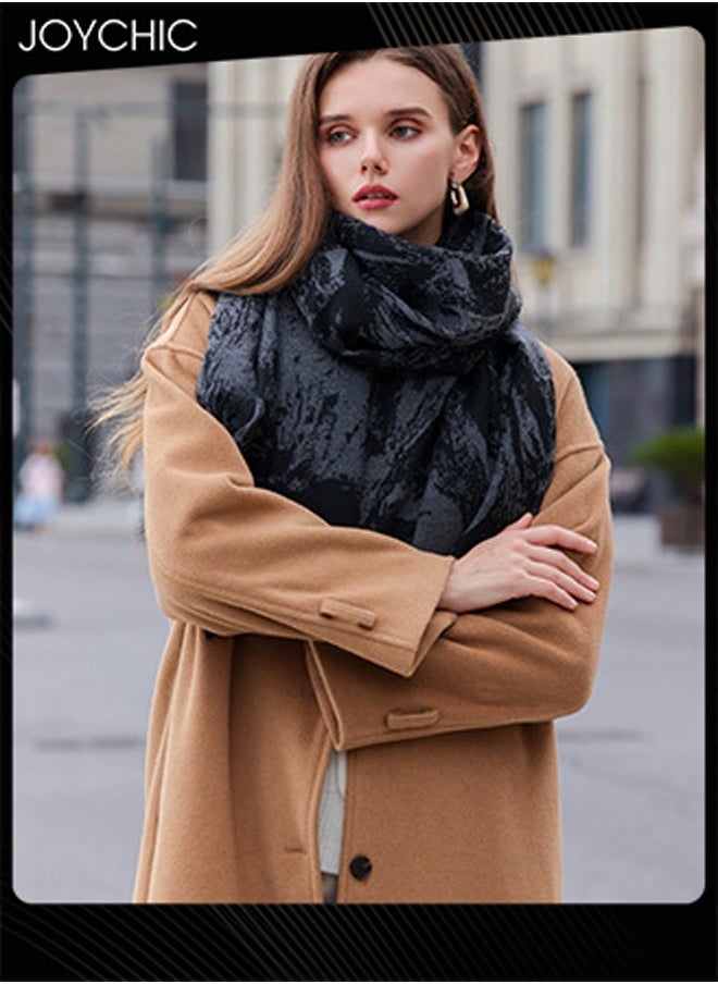 Fashionable Women Autumn and Winter Outdoor Windproof Warm Skin-friendly Scarf