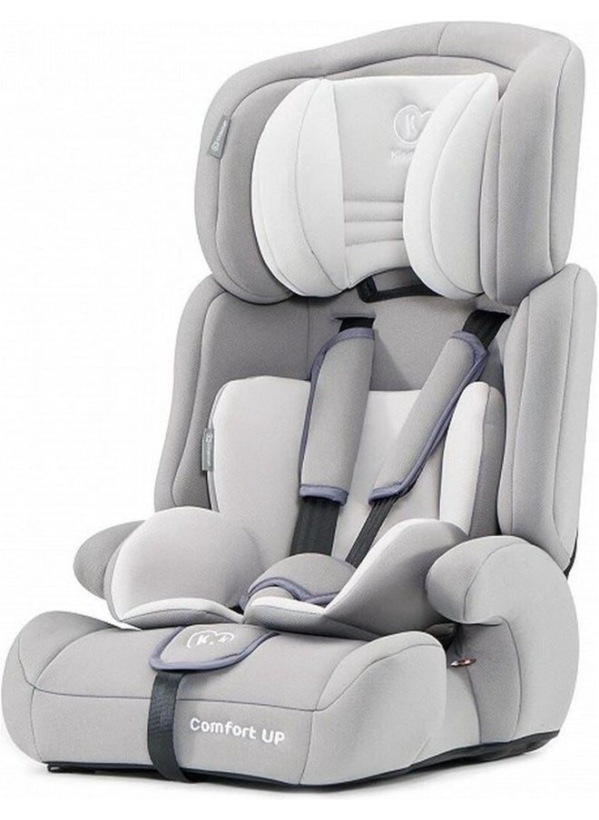 Car Seat Comfort Up, I - Size Booster Child Seat, With 5 Point Harness, Adjustable Headrest, For Toddlers , Infant, Group 1/2/3, 9 - 36 Kg, Up To 12 Years, Grey