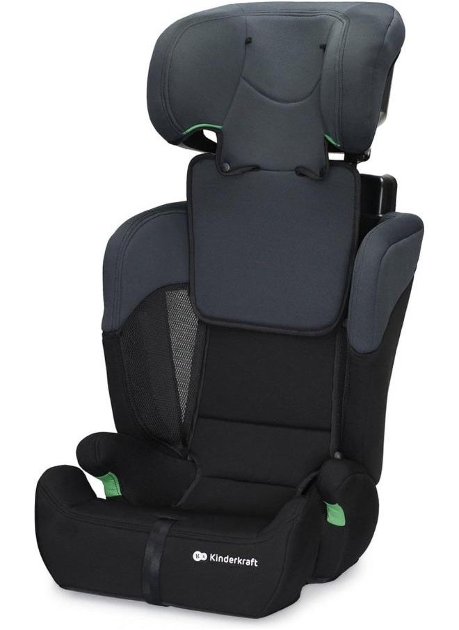 Car Seat Comfort Up, I - Size Booster Child Seat, With 5 Point Harness, Adjustable Headrest, For Toddlers , Infant, Group 1/2/3, 9 - 36 Kg, Up To 12 Years, Black