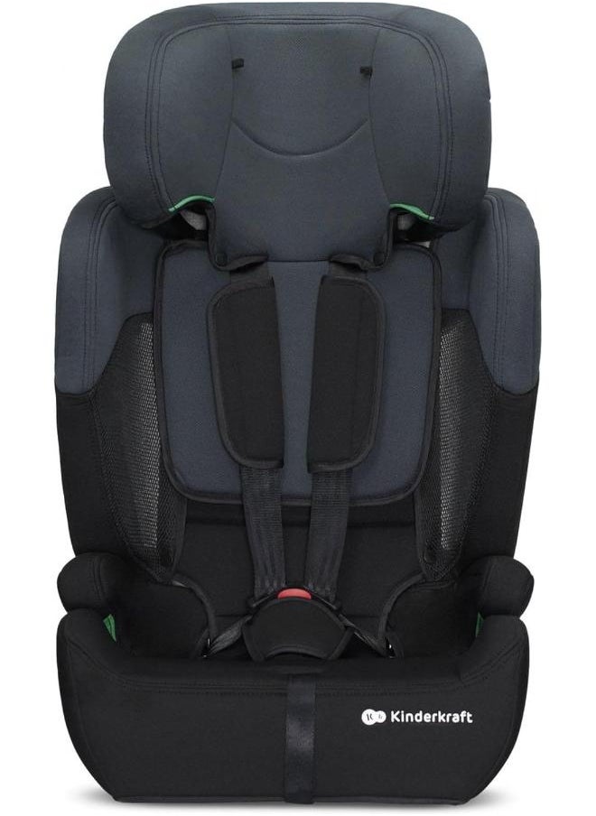 Car Seat Comfort Up, I - Size Booster Child Seat, With 5 Point Harness, Adjustable Headrest, For Toddlers , Infant, Group 1/2/3, 9 - 36 Kg, Up To 12 Years, Black