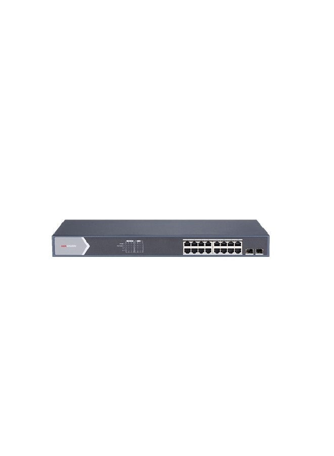 16 Port Gigabit Unmanaged POE Switch DS-3E0518P-E/M Compaitablw with JK Vision BNC Black