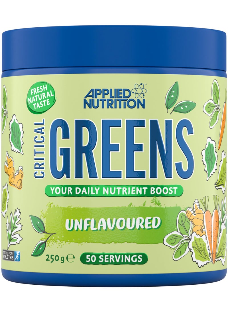 Critical Greens, Unflavored, 250g, 50 Servings