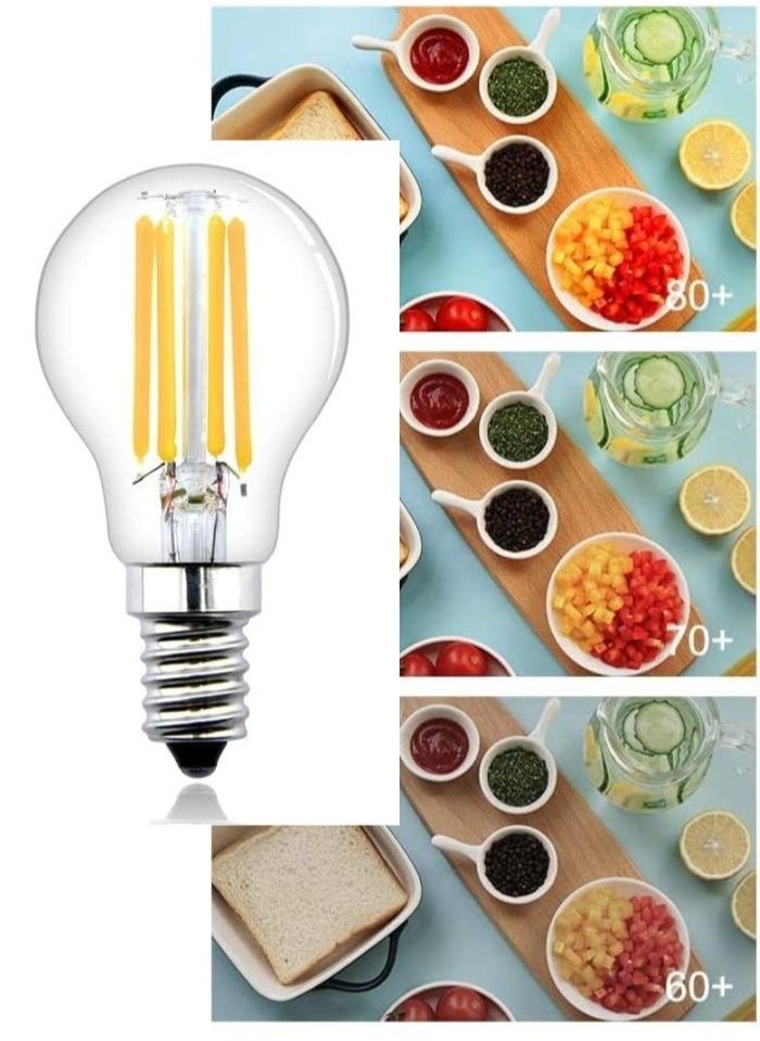 LED Filament Bulbs G45 4W E14 – Pack of 10, Warm White