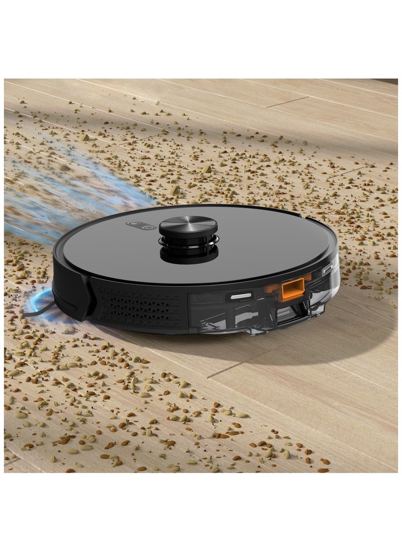 Utillify High-Performance Robot Vacuum AT900 Cleaner With All-In-One Smart Base Station LDS Laser Navigation,4 Hours Runtime, Voice Control, Wet & Dry 4 L Self-Charging, and Alexa Compatibility