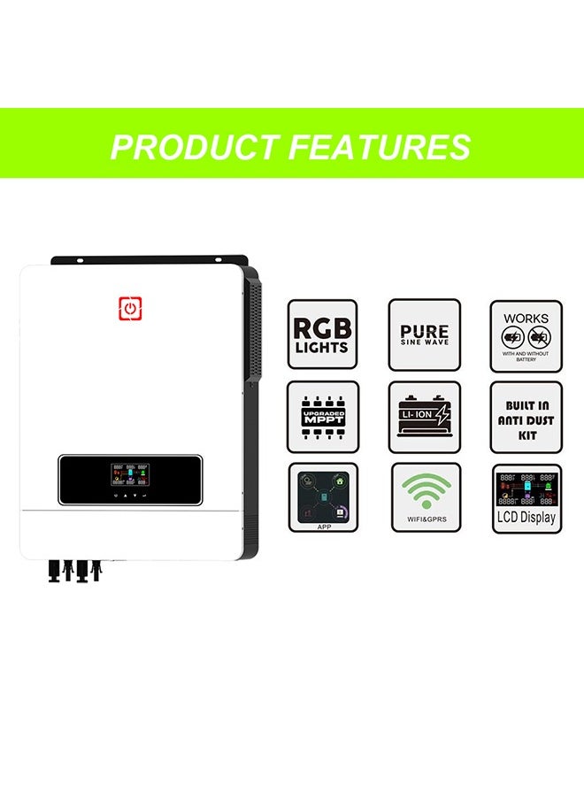 Yingfa 8.2kW European Standard Low Voltage Single Phase Off Grid PV Solar Inverter