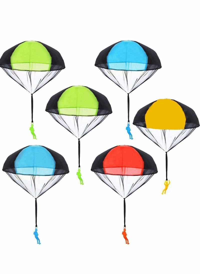 Parachute Action Figures Toy for Children's Flying Toys ( 6 Pack )