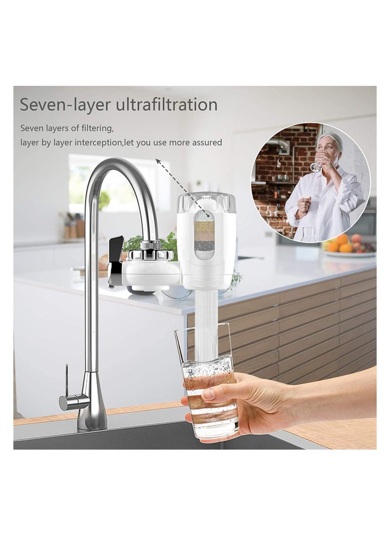 Premium Water Filter Tap System – Efficient Tap Water Filter with Replaceable Cartridges for Clean, Healthy Drinking Water – Essential Kitchen Accessory