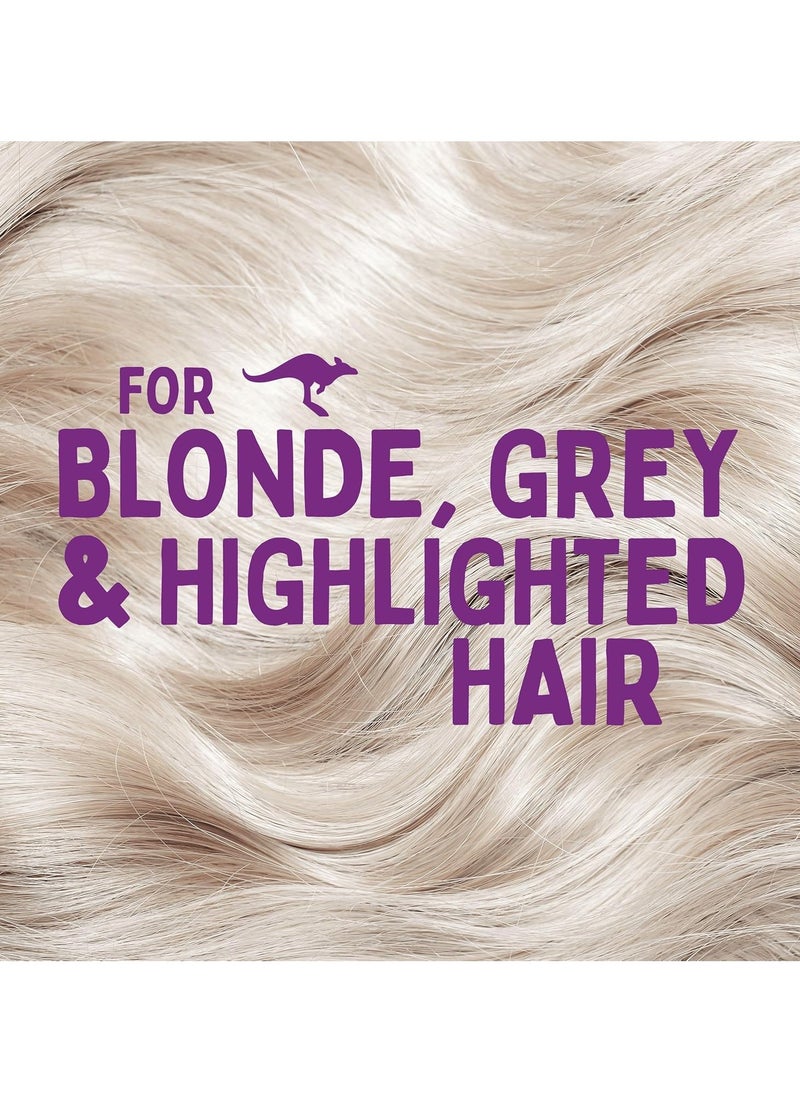 Blonde Hydration Vegan Purple Shampoo Conditioner And 3 Minute Miracle Hair Mask Set Silver Toner Neutralises Yellow and Brassy Tones for Hydrated Hair