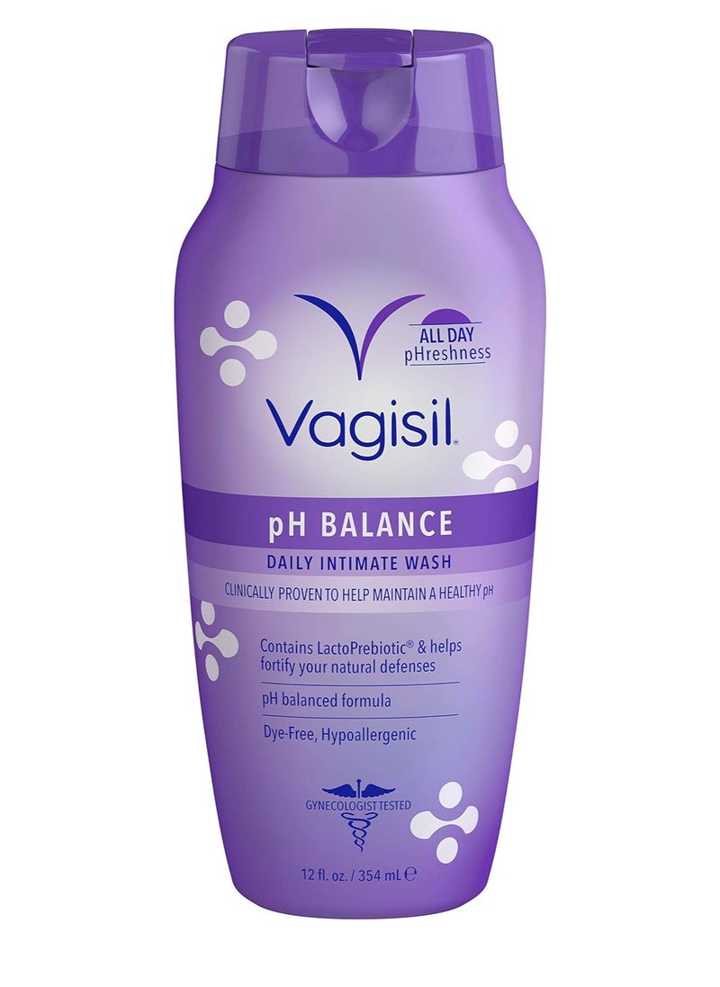 Feminine Wash for Intimate Area Hygiene pH Balance Gynecologist Tested Hypoallergenic 354ml