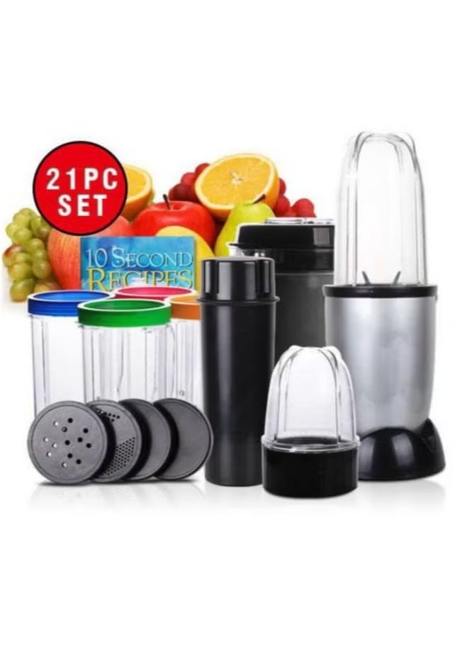 21 in 1 Mixer Blender Juicer 21 Pieces Kitchen Food Processor