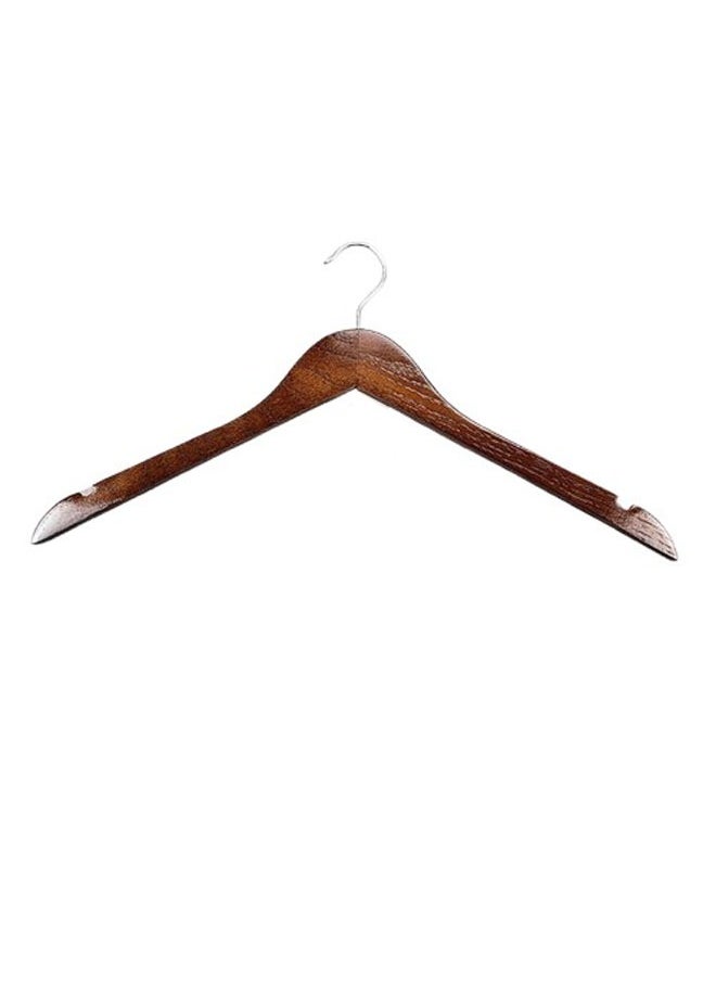 Pack of 10 Non-Slip Swivel Hook Wooden Hangers