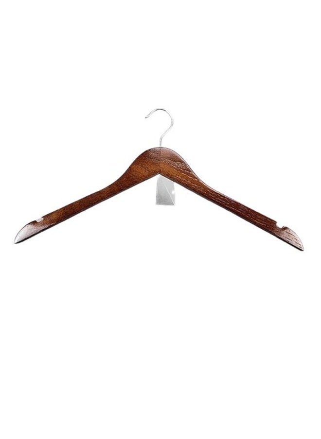 Pack of 10 Non-Slip Swivel Hook Wooden Hangers