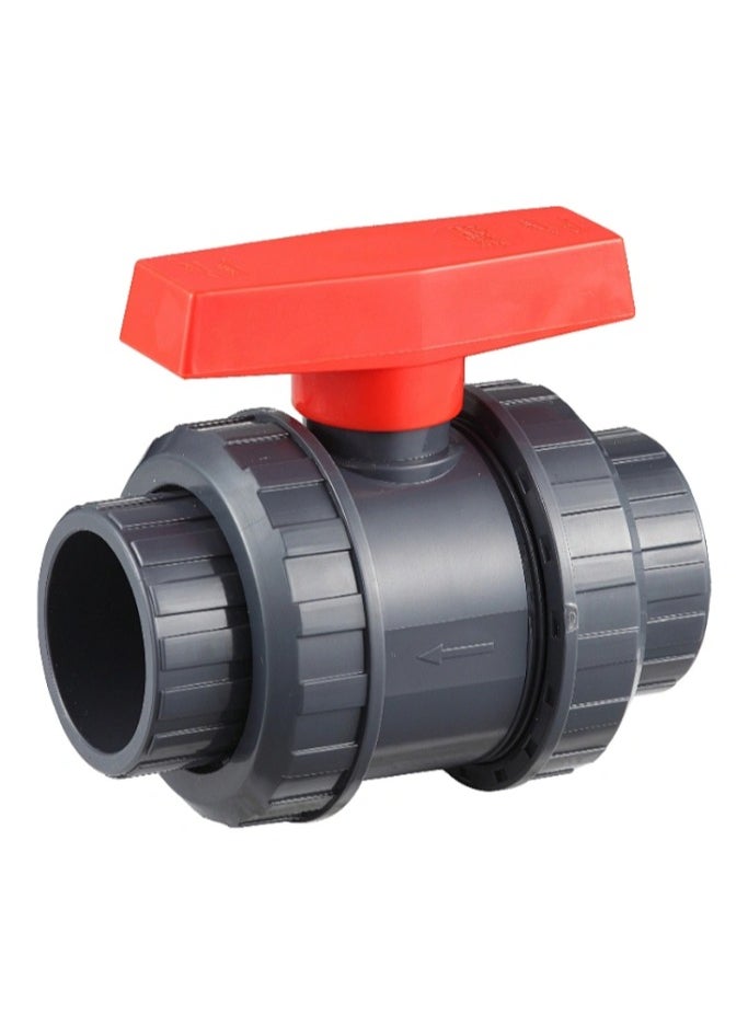 PVC Union Ball Valve 1/2'' to 4'' – Heavy-Duty, Full-Port, Easy Installation, Chemical & Corrosion Resistant for Water, Plumbing, Irrigation & Industrial Applications – Durable, Leak-Free Design