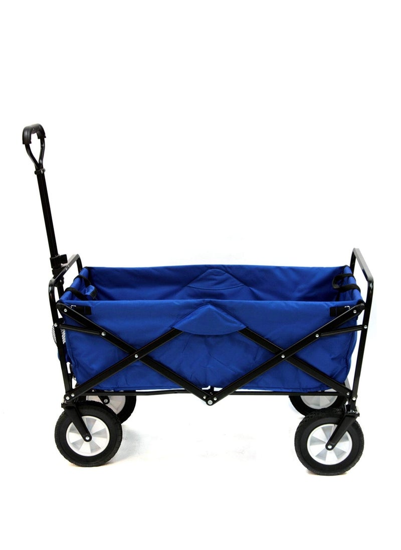 Ultra-Convenient Folding Wagon with Large Capacity and Easy Transport For Loading Water Cans, Shopping Items, Heavy Items