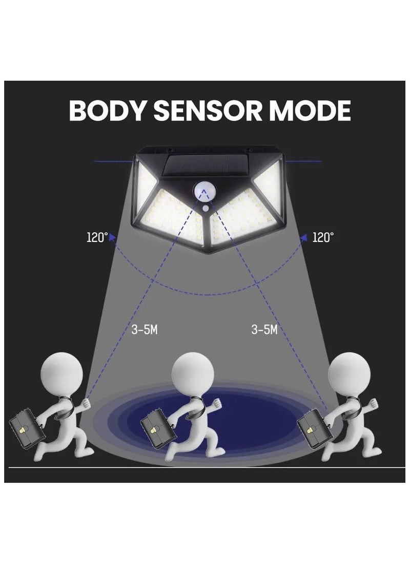 Security Light, Outdoor LED Solar Light Motion Sensor Waterproof Solar Powered Wall Light | Yard Deck Light for Garden Decoration, Street Lights Solar Powered Lantern Wall Lamp