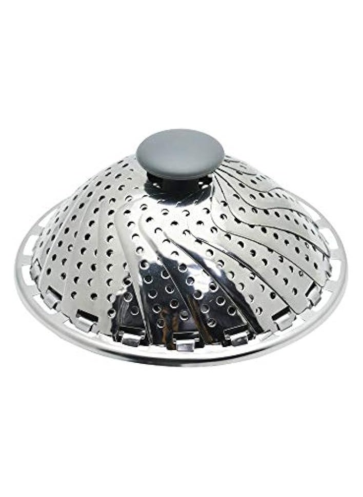 Stainless Steel Steamer Pots - Grey, 12 cm, HKSB01, Rice Steamer Pot , Vegetable Steamer Pot , Boiled Egg Pot