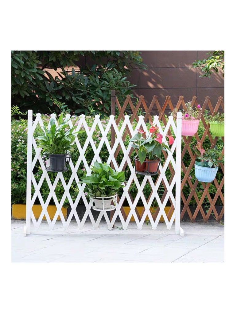 𝐅𝐅𝐃 Portable and Versatile Wooden Wicker Fence for Home and Garden, Wall Hanging Wooden Fence for Decor and Plant Trellis Frame