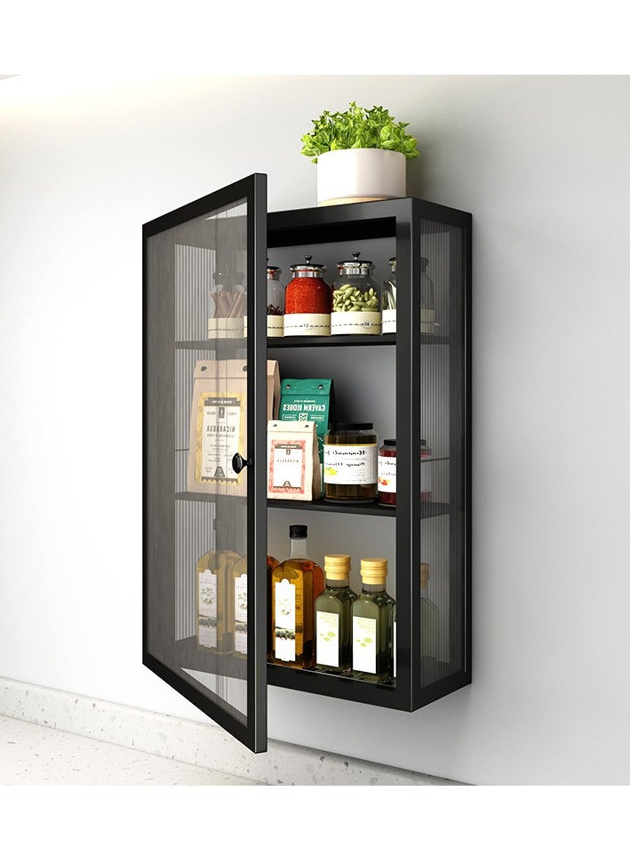 3 Tier Dustproof Storage Cabinet Punch-free Toilet Top Bathroom Storage Rack Shower Organizer Bathroom Wall Cabinet