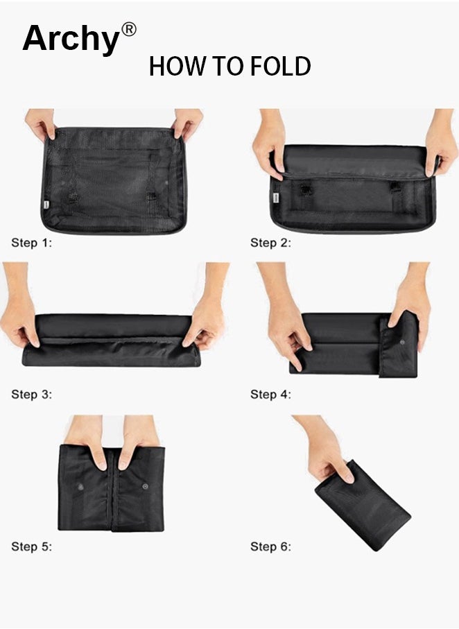 10 PCS Compression Packing Cubes for Men and Women Lightweight Travel Luggage Organizer for Clothes Shoes Toiletries or Accessories Large Capacity Moisture Proof Storage Bags for Carry on Suitcases
