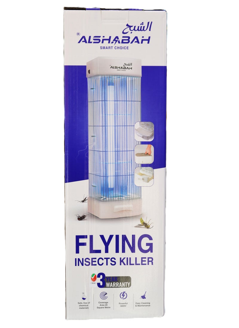 Alshabah ORIGINAL Flying insect killer the greatest bug zapper suitable for both indoor and outdoor use utilizes 15W UV light For homes and camping