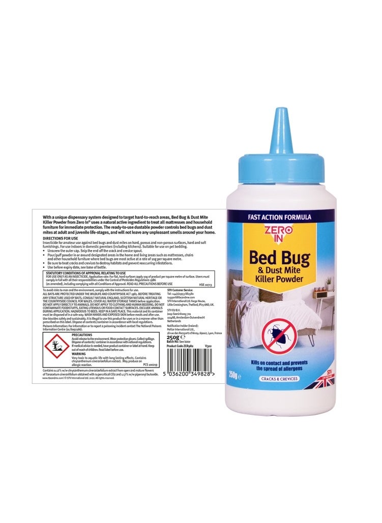 STV Bed Bug & Dust Mite Killer Powder - 250g