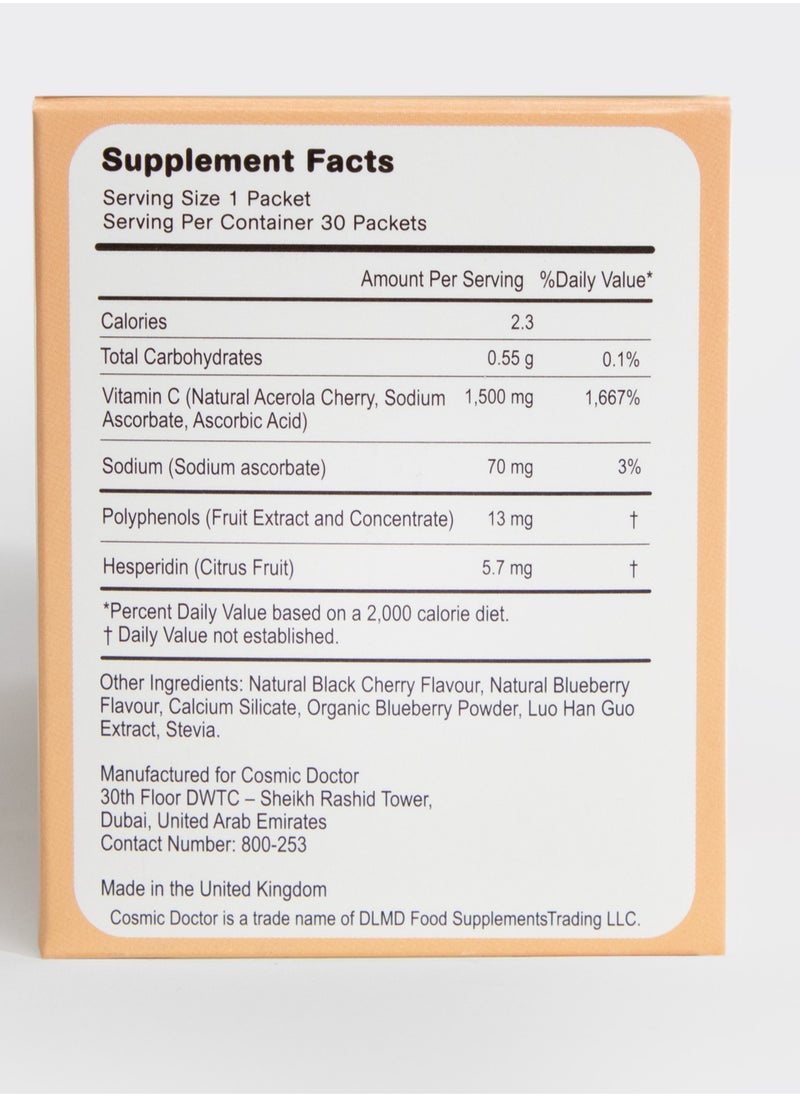 Double C Vitamin C 1500 Mg 30 Sachets 72 Gm