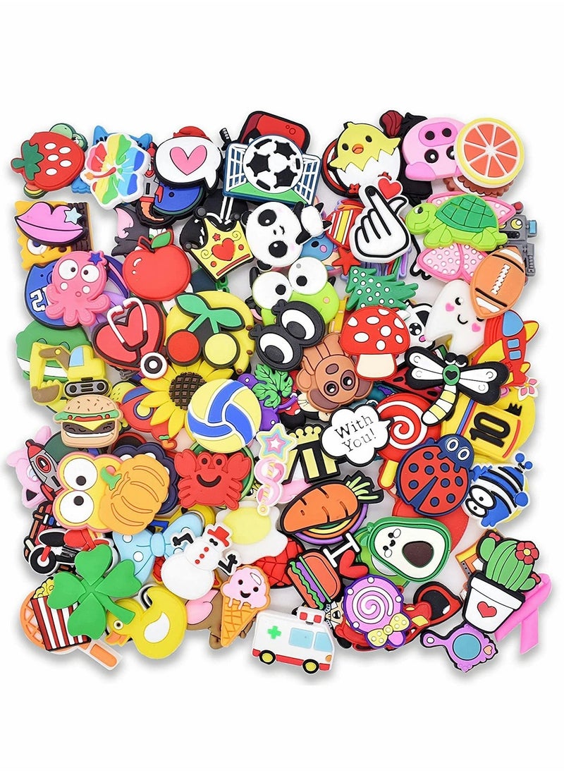 Shoe Charms for Crocs, Cartoon Croc Decoration for Crocs Shoes, PVC ​Charms Bracelet Wristband for Men Women Kid Girl Boy, Buckle Halloween Party Favors Birthday Gifts Nurse Charm