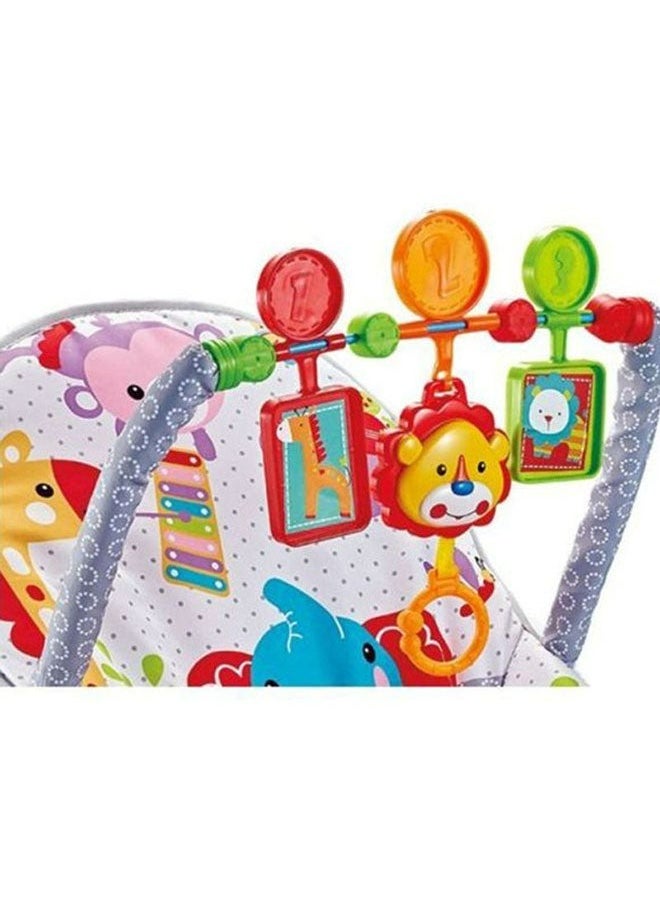 Baby Rocker and Bouncer Chair with Soothing Vibrations, Multi-Position Recline Portable Bouncer