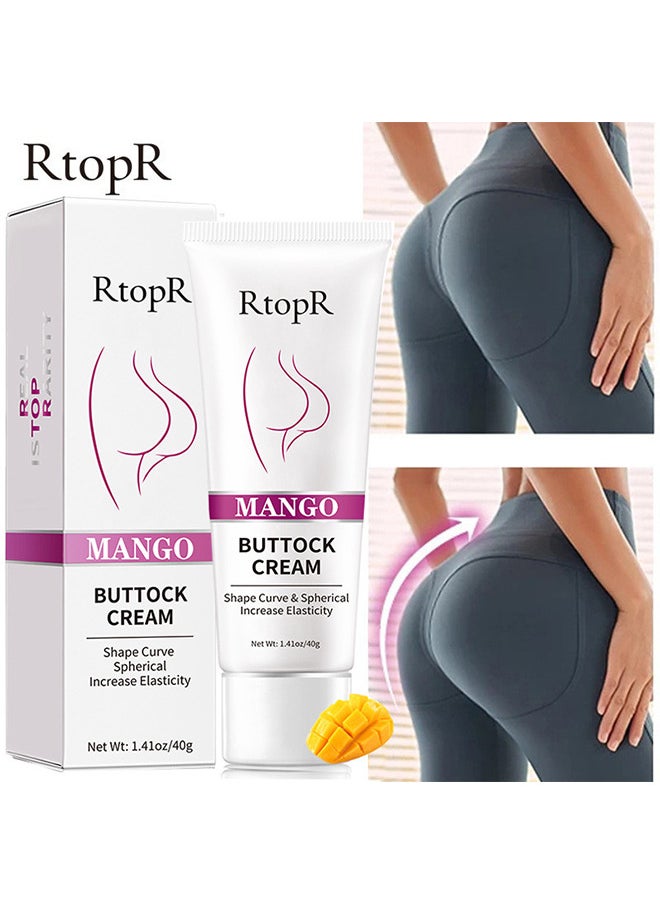 Mango Massage Buttock Cream 40G, Natural Plant Essence Can Deeply Moisturize, Relieve The Pain Of Sitting Buttocks, Tighten And Lift The Skin, And Shape The Ideal Curve Button Cream