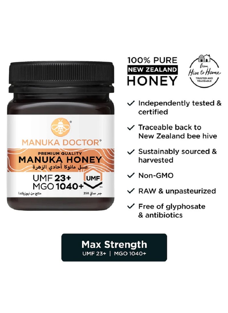 UMF 23+ Monofloral Manuka Honey 250g