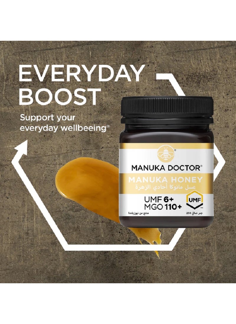 UMF 6+ Monofloral Manuka Honey 250g