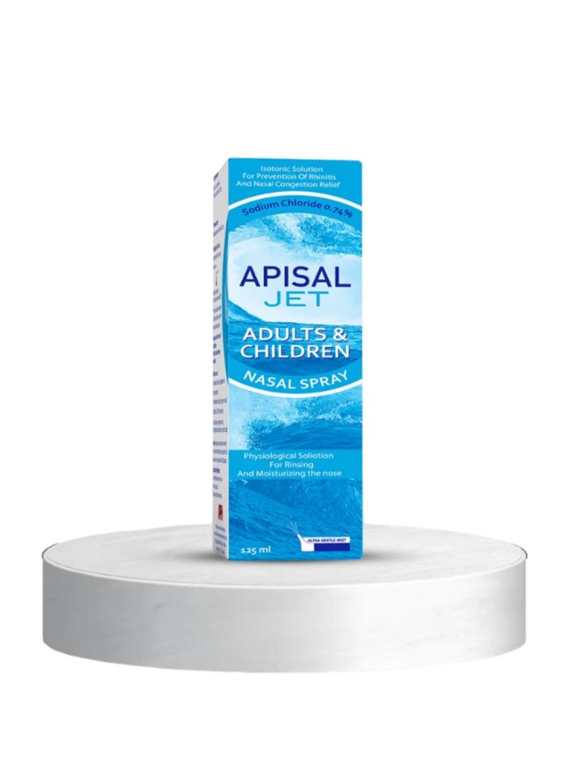 Apisal Jet Adult & Children Nasal Spray 125ml