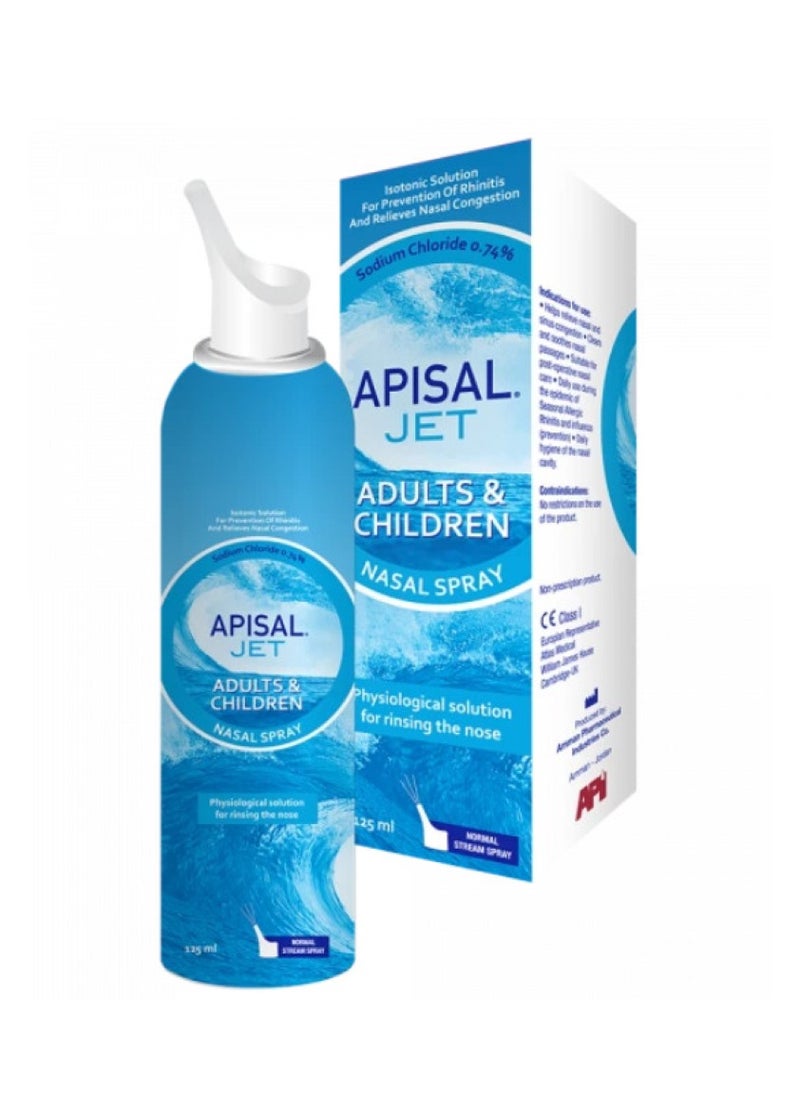 Apisal Jet Adult & Children Nasal Spray 125ml
