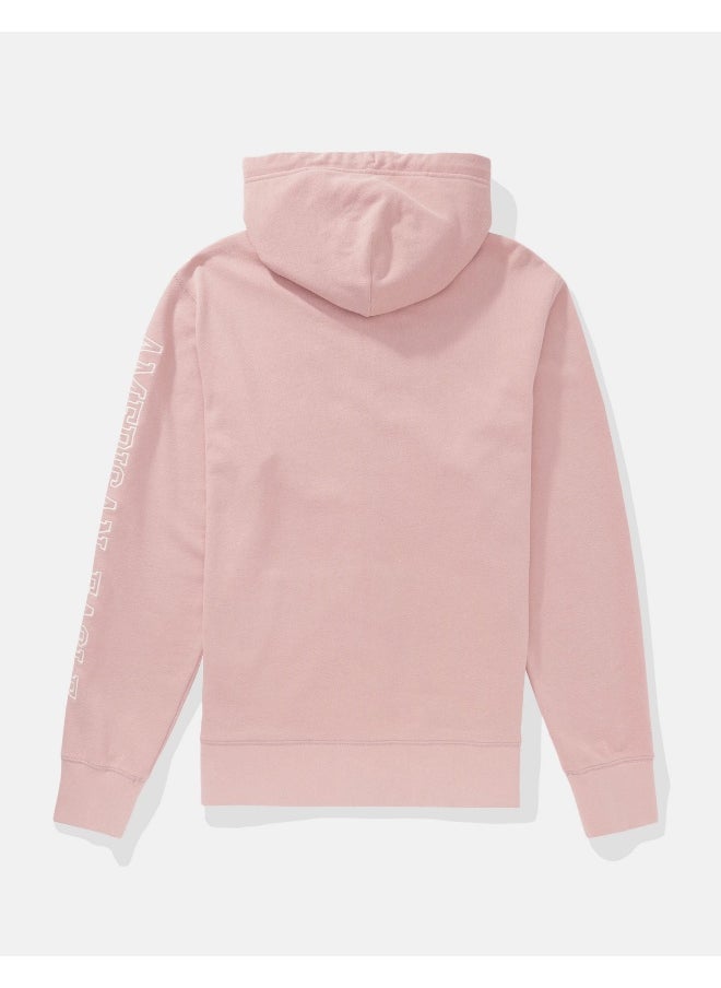 AE Fleece Logo Graphic Zip-Up Hoodie