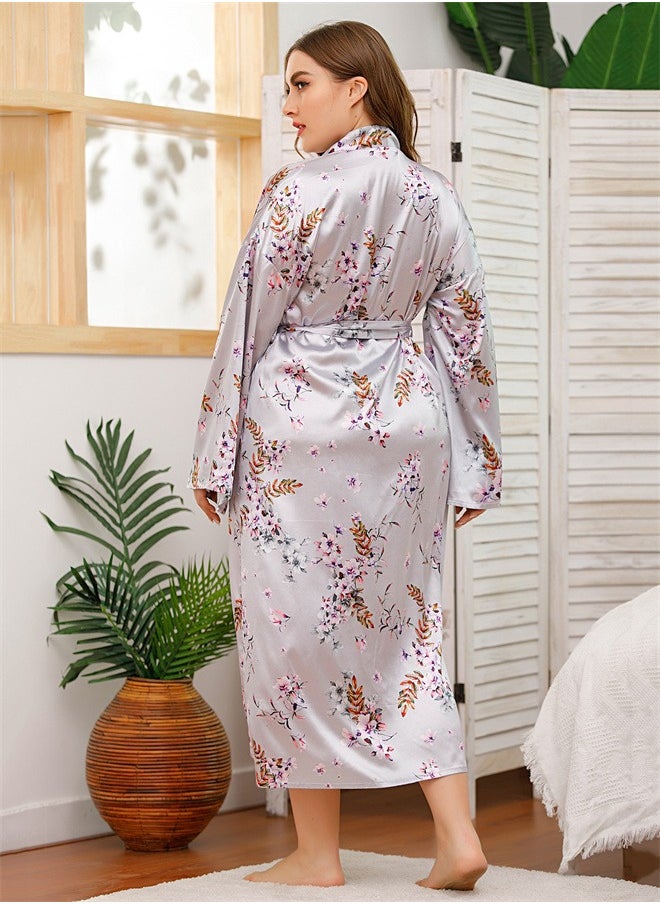 Women's Printed Pajamas Grey/Pink