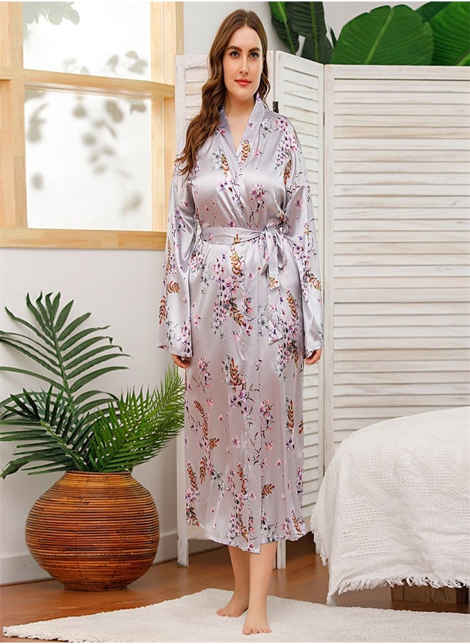 Women's Printed Pajamas Grey/Pink
