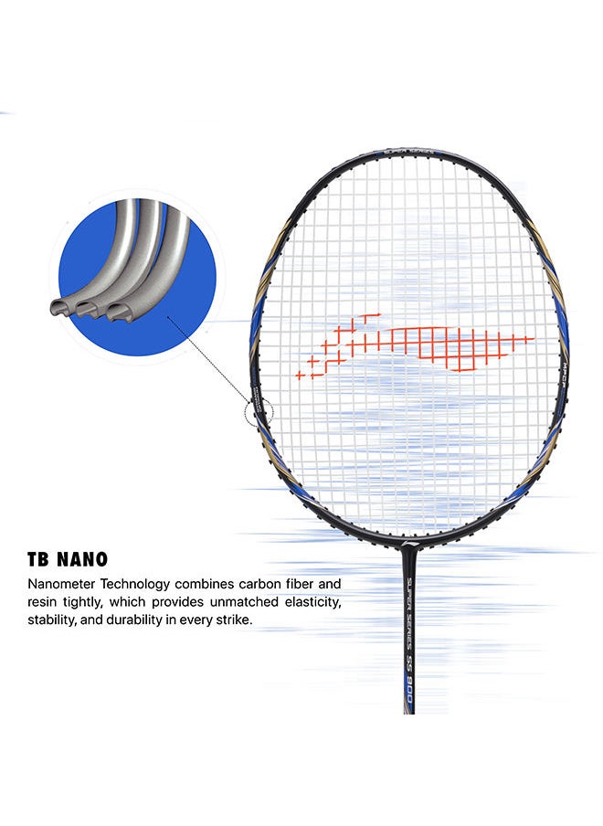 Super Series Ss900 Badminton Racket - Black/Blue (Strung)