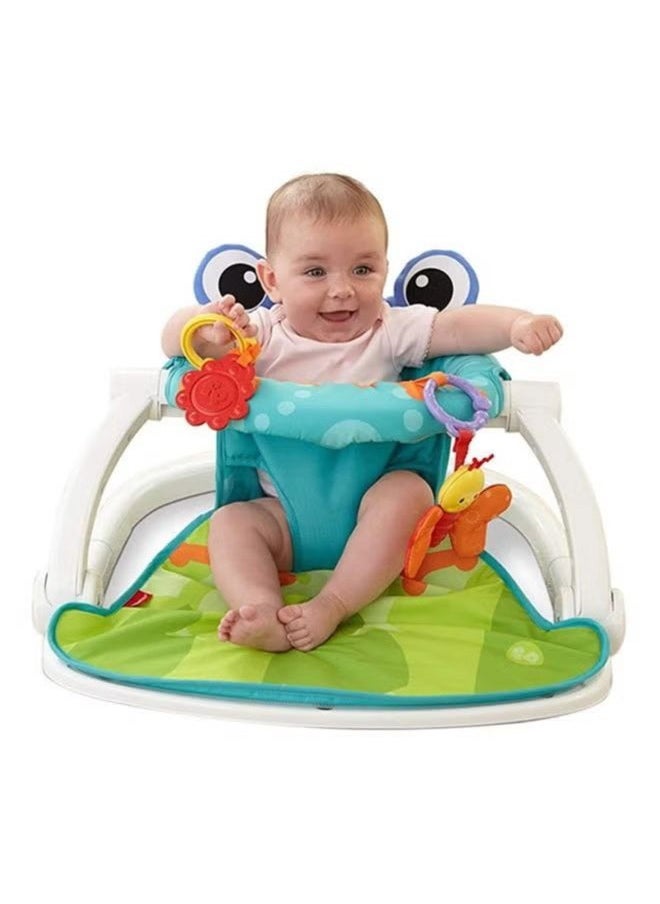 Frog design baby foldable floor seat