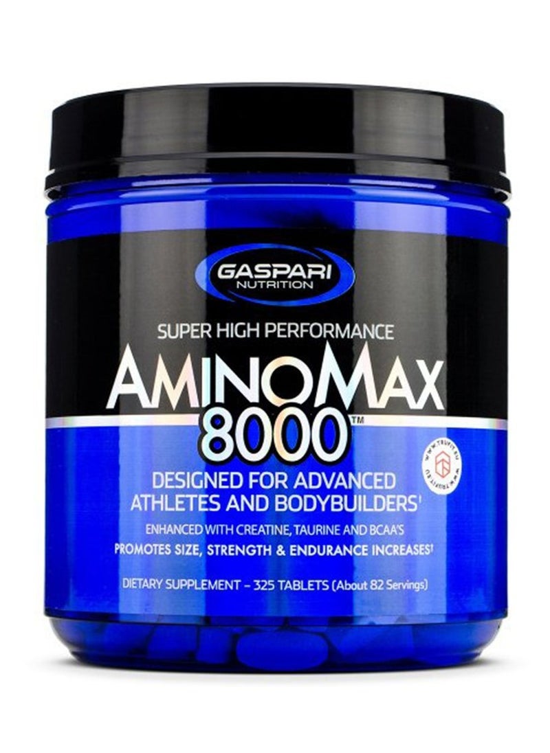 Gaspari Nutrition AminoMax 8000 325 Tablets, 82 Serving