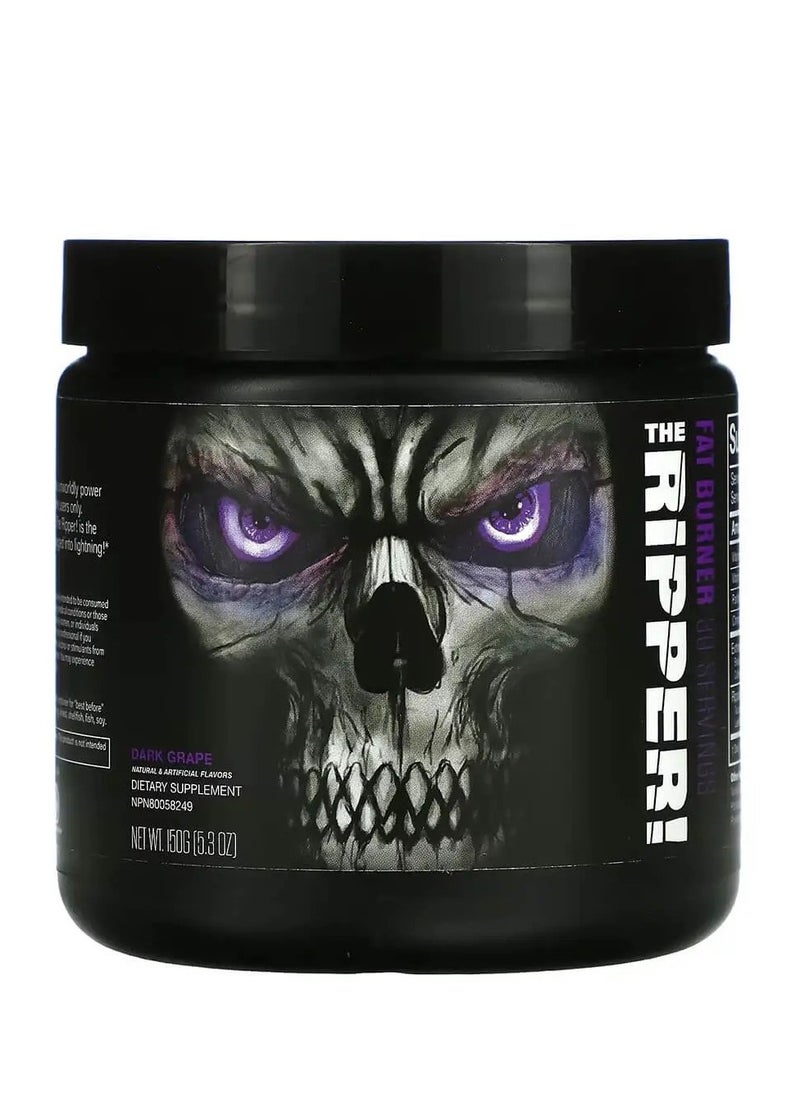 JNX Sports, The Ripper! Fat Burner, Dark Grape, 150g, 30S