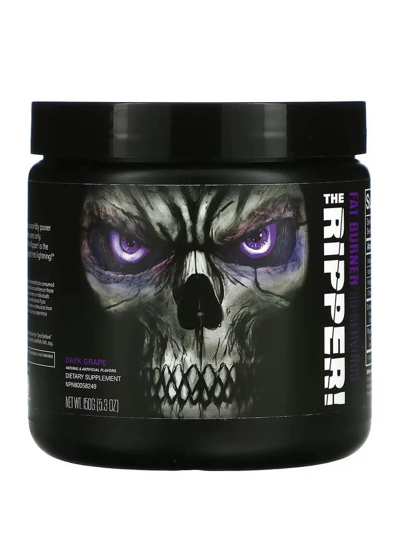 JNX Sports, The Ripper! Fat Burner, Dark Grape, 150g, 30S