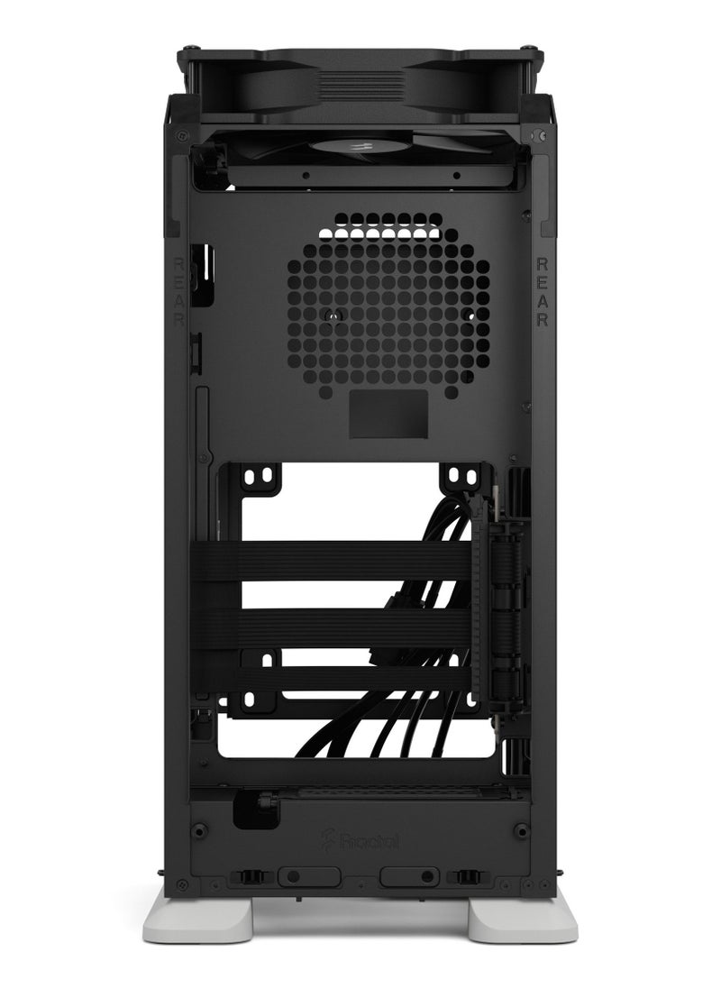Mood mITX Case – Compact SFF Case, 1x 3.5” Drive Mount, 2x 2.5” Drive Mounts, USB 3.2 Gen 2x2 Type-C, Front 280mm Radiator Support, 1x 180mm Top Fan (Included), No Rear or Bottom Fan, SFX/SFX-L PSU Compatibility, GPU Max Length 325mm, CPU Cooler Max Height 114mm, Tool-less Push-to-Lock Design, Light Gray | FD-C-MOD1N-01