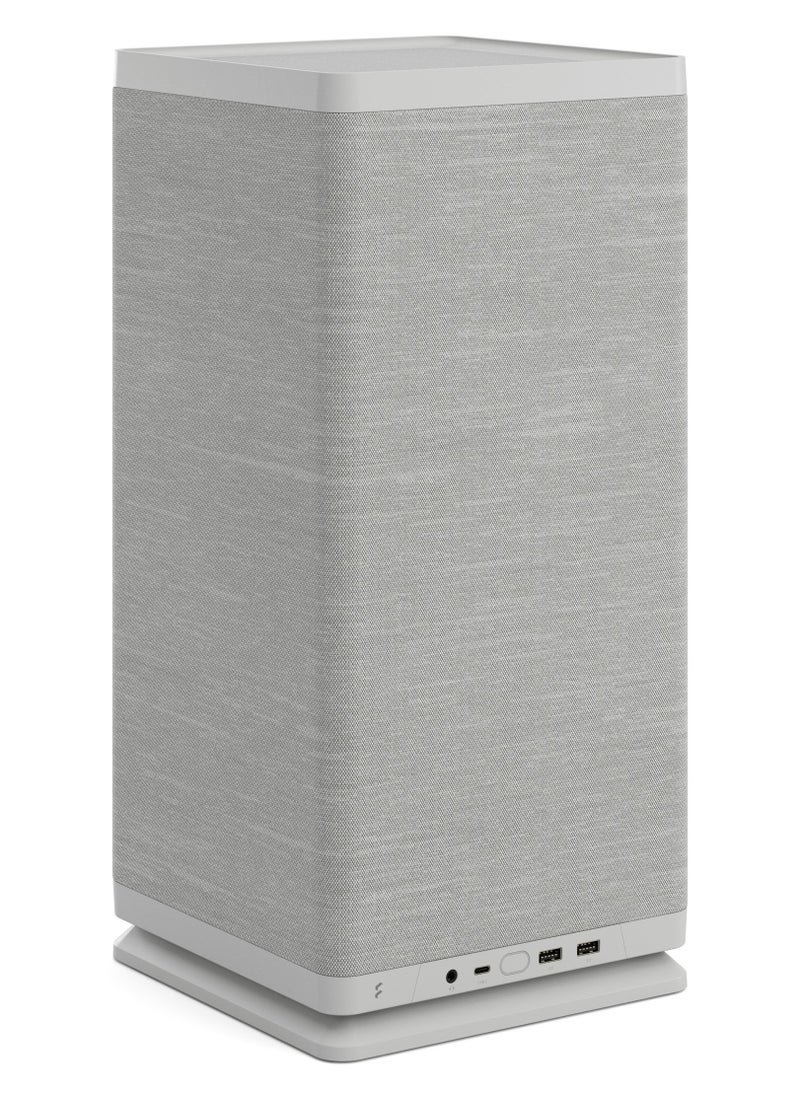 Mood mITX Case – Compact SFF Case, 1x 3.5” Drive Mount, 2x 2.5” Drive Mounts, USB 3.2 Gen 2x2 Type-C, Front 280mm Radiator Support, 1x 180mm Top Fan (Included), No Rear or Bottom Fan, SFX/SFX-L PSU Compatibility, GPU Max Length 325mm, CPU Cooler Max Height 114mm, Tool-less Push-to-Lock Design, Light Gray | FD-C-MOD1N-01