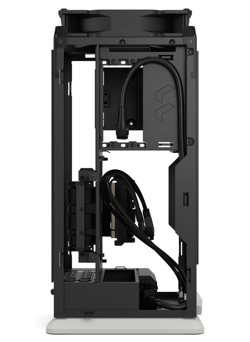 Mood mITX Case – Compact SFF Case, 1x 3.5” Drive Mount, 2x 2.5” Drive Mounts, USB 3.2 Gen 2x2 Type-C, Front 280mm Radiator Support, 1x 180mm Top Fan (Included), No Rear or Bottom Fan, SFX/SFX-L PSU Compatibility, GPU Max Length 325mm, CPU Cooler Max Height 114mm, Tool-less Push-to-Lock Design, Light Gray | FD-C-MOD1N-01