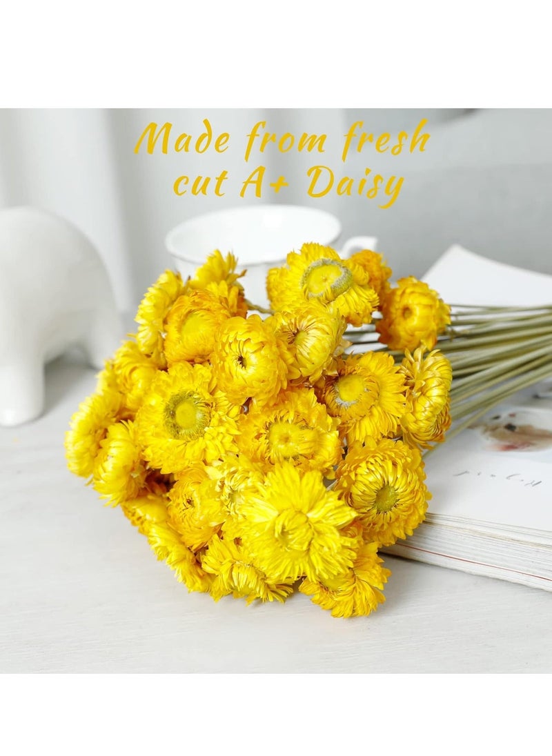 Dried Flowers, 36PCS Bouquet Natural Daisy, Multicolor Daisies Artificial Sunflowers, Dry Flower Arrangements for Wedding, Farmhouse Table Vase Decor, Home Office Party Decoration