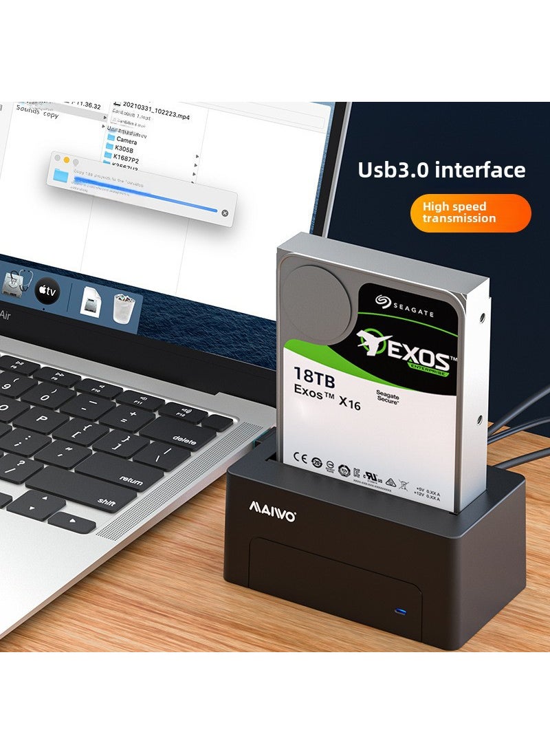 Maiwo hard disk box sas disk to usb3.0 external expansion hard disk seat server hard disk reader K308SAS K308SAS SAS disk read/write base