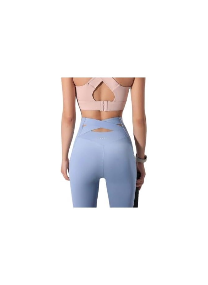 Cross Back Style Spandex Leggings for Women yoga pants